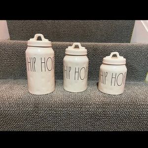 Rae Dunn Easter Canister Set HTF